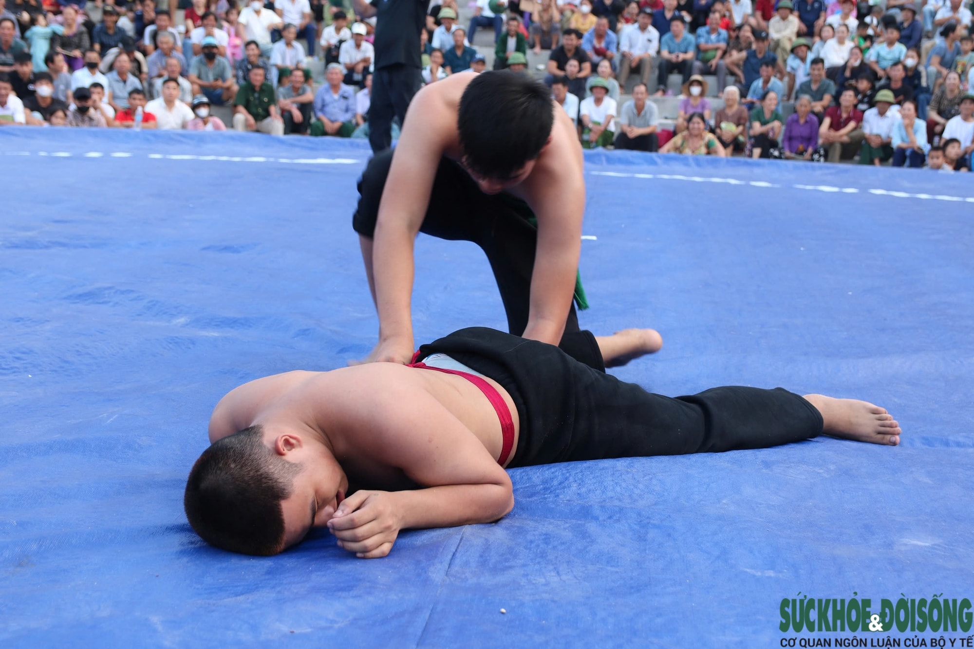 Những màn so tài kịch tính ở hội vật có từ thời vua Mai- Ảnh 4.