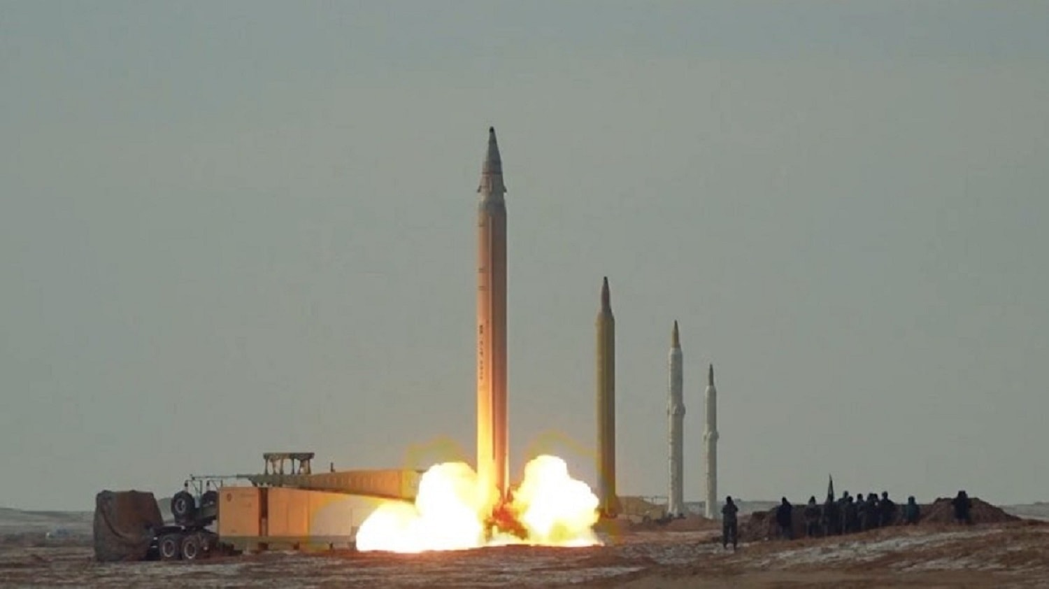 Tên lửa đạn đạo của iran. Ảnh IMA Media