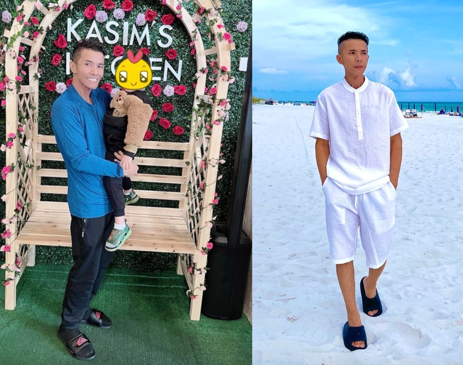 Kasim Hoàng Vũ tiều tụy từ khi mắc bạo bệnh.