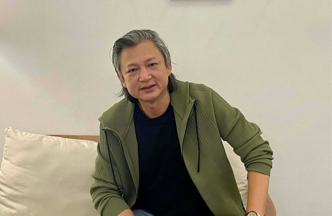 Họa sĩ Trần Đại Thắng. Ảnh: Khánh Linh