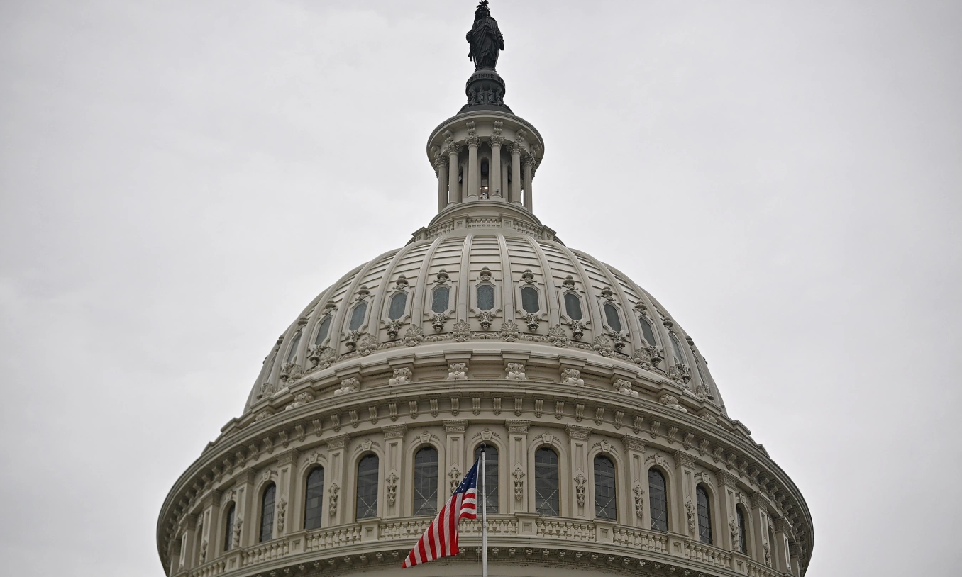 Tòa nhà quốc hội Mỹ ở thủ đô Washington. (Ảnh: Getty)