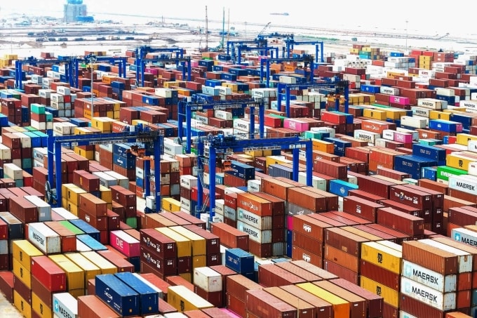 Một phần cảng Lạch Huyện, Hải Phòng, tháng 1/2025. Ảnh: Lê Tân