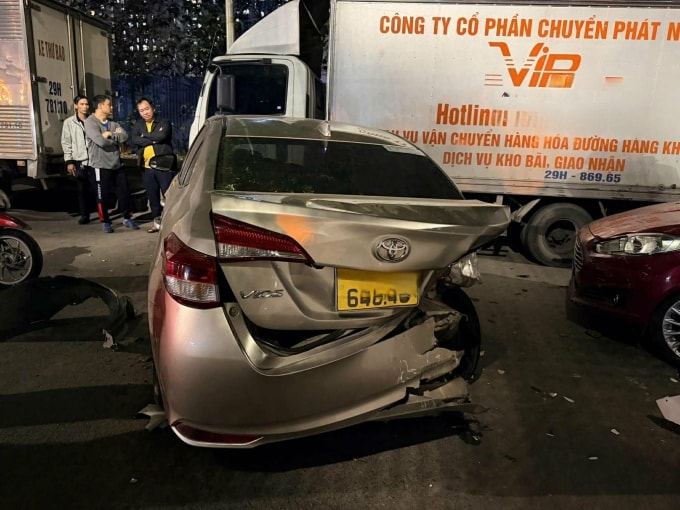 Hiện trường vụ tai nạn. Ảnh: An An