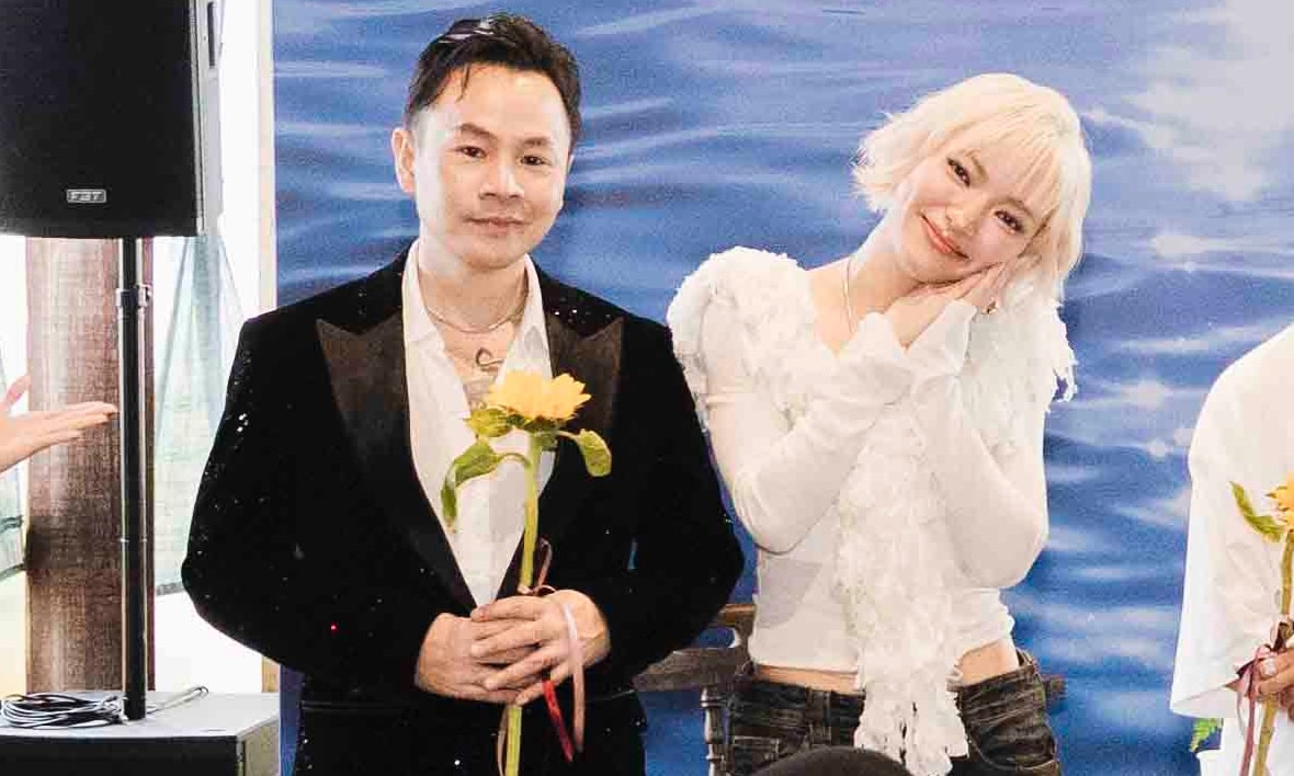 Binz cổ vũ bạn gái Châu Bùi lấn sân âm nhạc