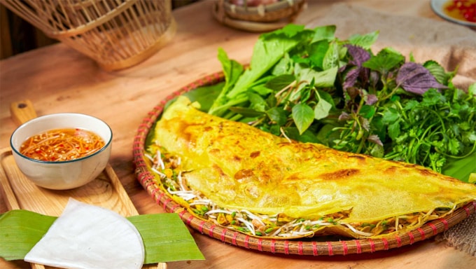 Bánh xèo miền Nam. Ảnh: Michelin Guide