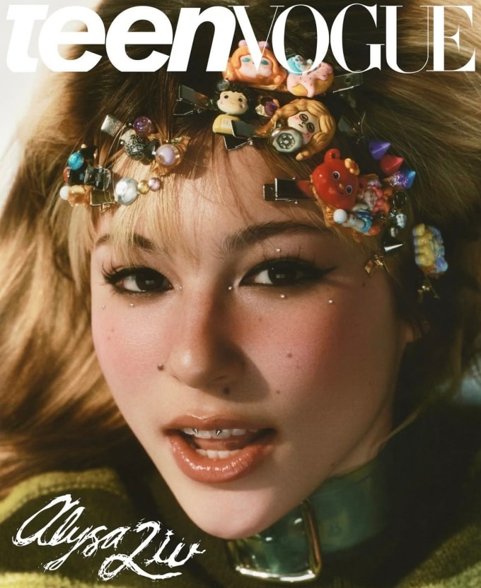 Alysa Liu trên trang bìa tạp chí nổi tiếng của giới trẻ Mỹ, số tháng 3/2026. Ảnh: Teen Vogue