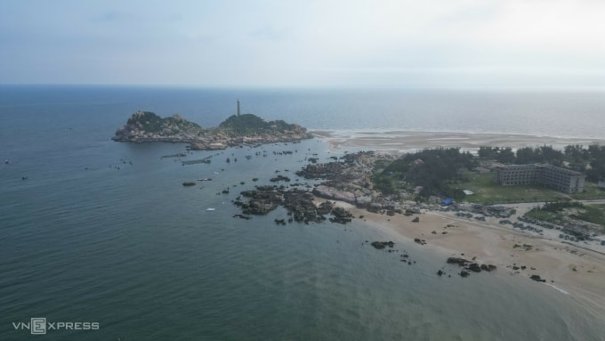 Biển Kê Gà, xã Tân Thành. Ảnh: Khải Nguyên