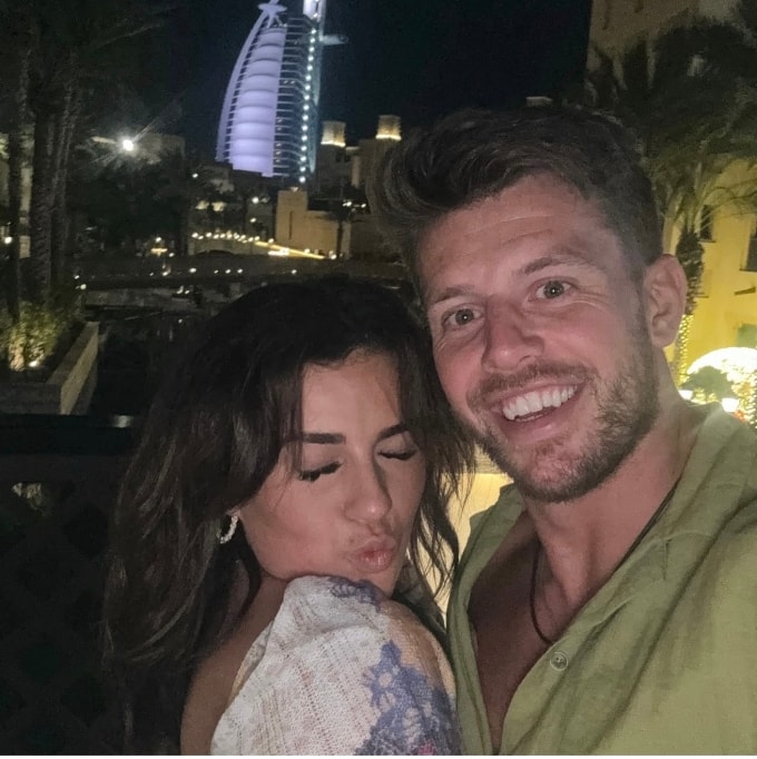 Lily Mann và bạn trai James Shires trong chuyến đi đến Dubai năm 2024. Ảnh: @Lilymann