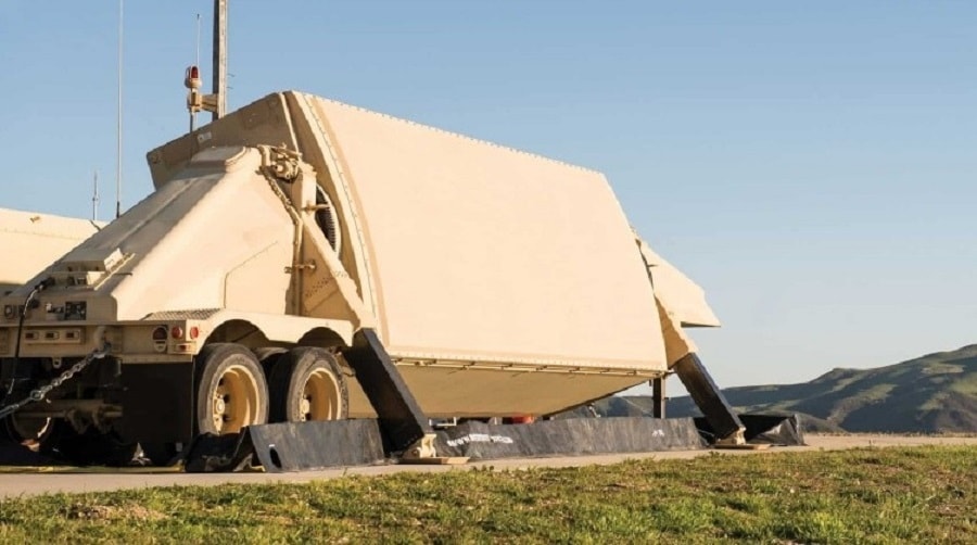 Radar AN/TPY-2 từ hệ thống THAAD. Ảnh Military Watch