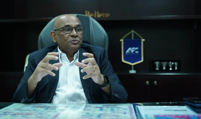 Tổng thư ký LĐBĐ châu Á Datuk Seri Windsor Paul. Ảnh: Bola