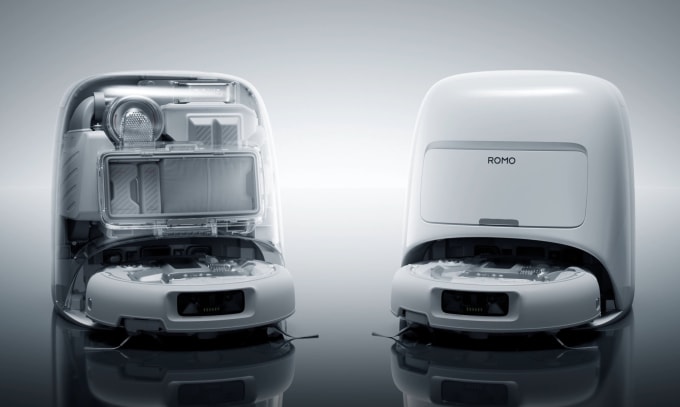 Robot hút bụi Romo của DJI. Ảnh: DJI