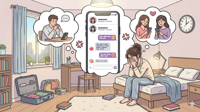 Chồng mập mờ với hai người phụ nữ có chồng