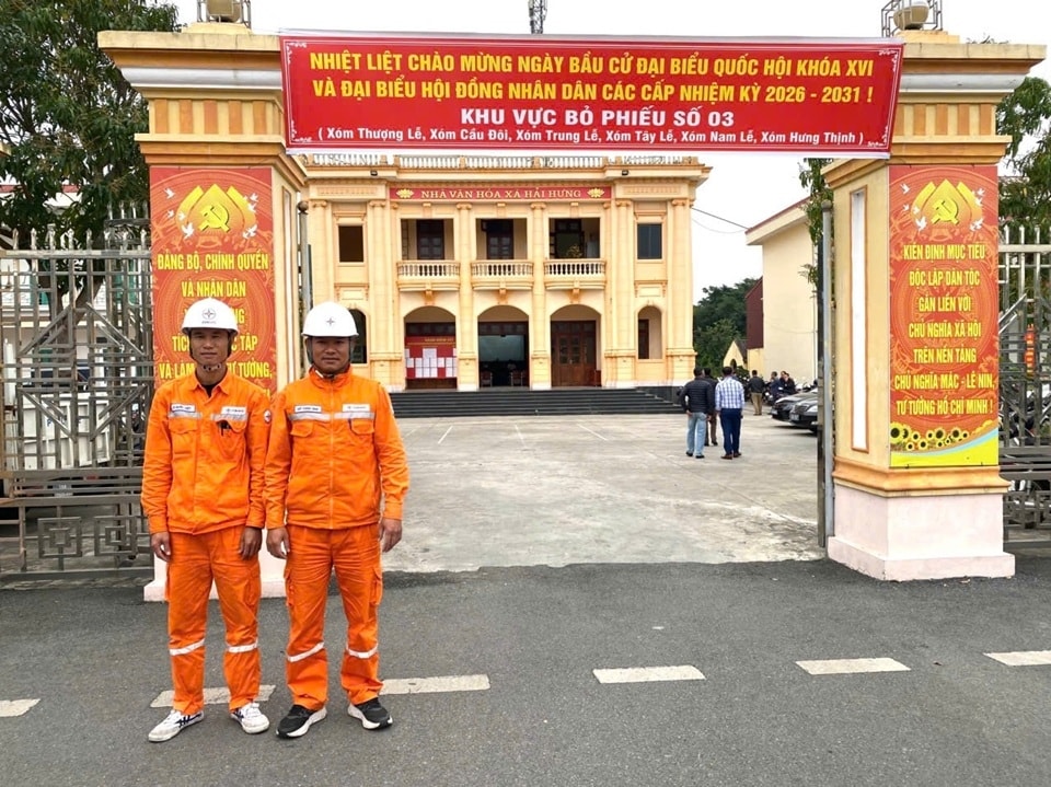 Tổng công ty Điện lực miền Bắc sẵn sàng cấp điện an toàn, ổn định cho 11.592 đơn vị bầu cử ngày 15/3/2026 - Ảnh 5.