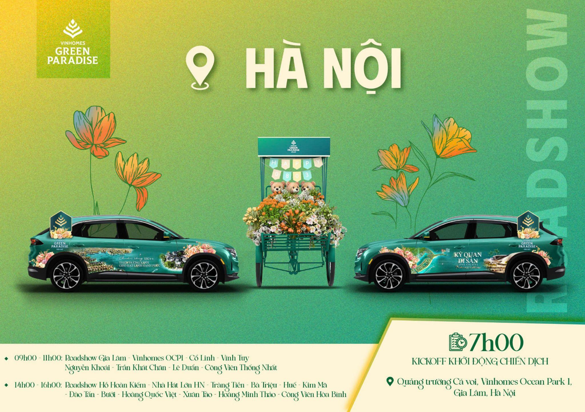 Hà Nội rực sắc xanh Vinhomes Green Paradise Cần Giờ trong ngày 8/3 - 1