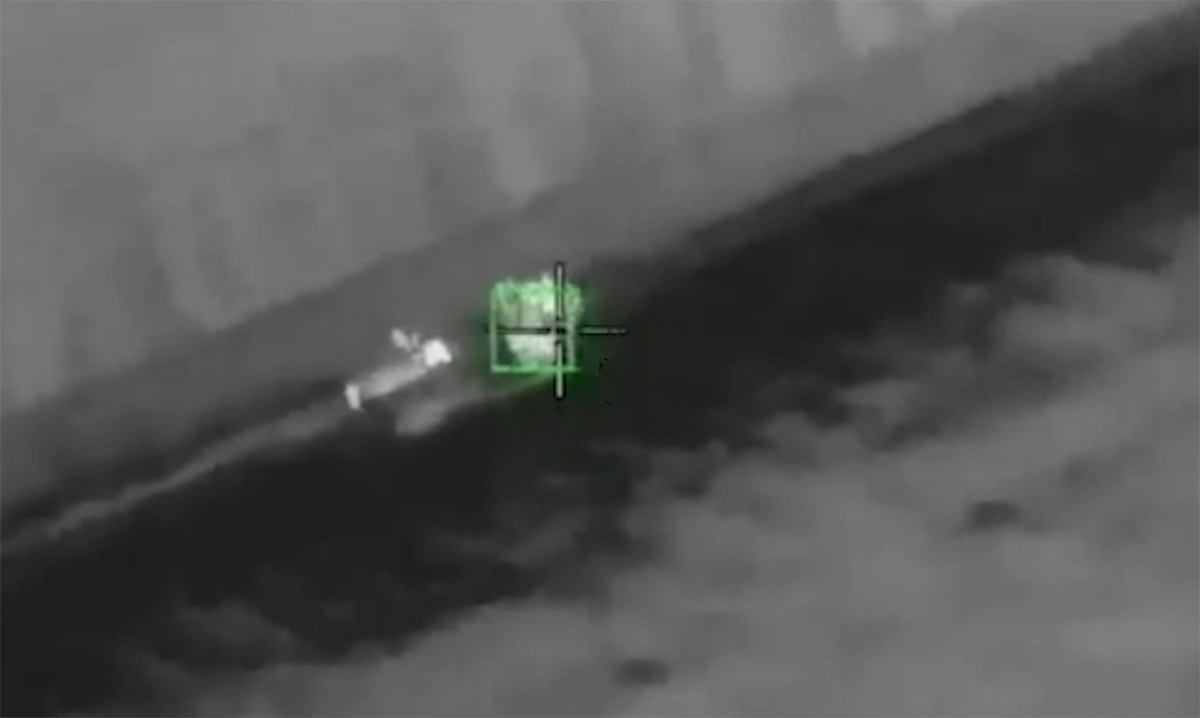 Khoảnh khắc UAV Geran tập kích khẩu đội HIMARS Ukraine