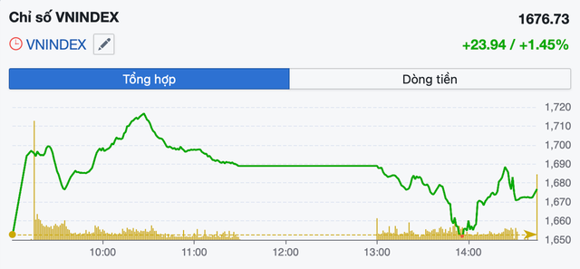 Dòng tiền bắt đáy xuất hiện, VN-Index dần ngoi lên từ "đáy" - Ảnh 1.