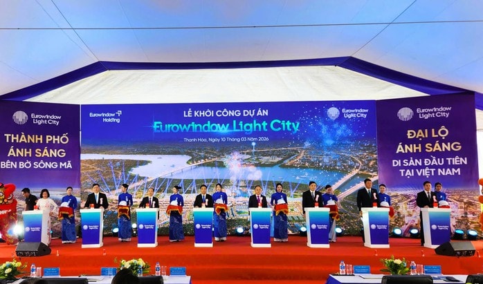 Khởi công siêu đô thị xanh "thành phố ánh sáng" 13 ngàn tỉ đồng bên bờ sông Mã - Ảnh 1.