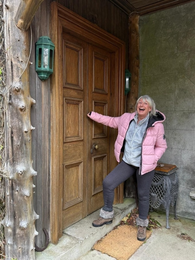 Nicole tại điền trang ở Scotland. Ảnh: Mirror