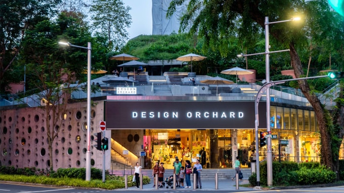 Design Orchard nằm ngay trên trục đường mua sắm sầm uất Orchard Road. Ảnh: VisitSingapore