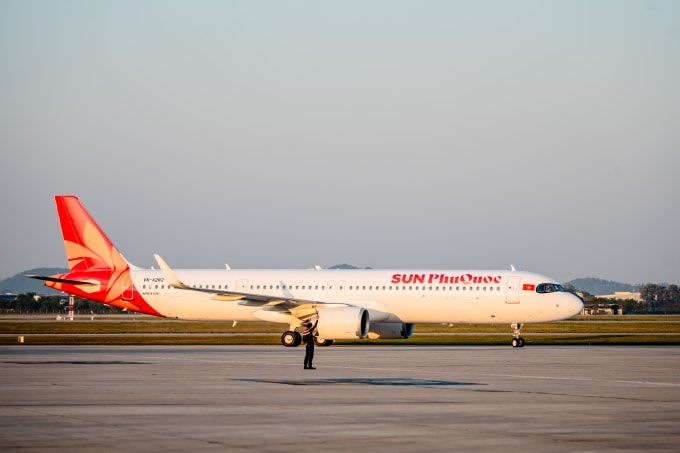 Tàu bay của Sun PhuQuoc Airways. Ảnh: Sun Group