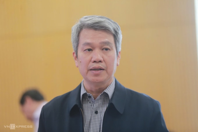 Ông Nguyễn Hồng Khanh thông tin về hạn mặn năm 2026. Ảnh: Gia Chính