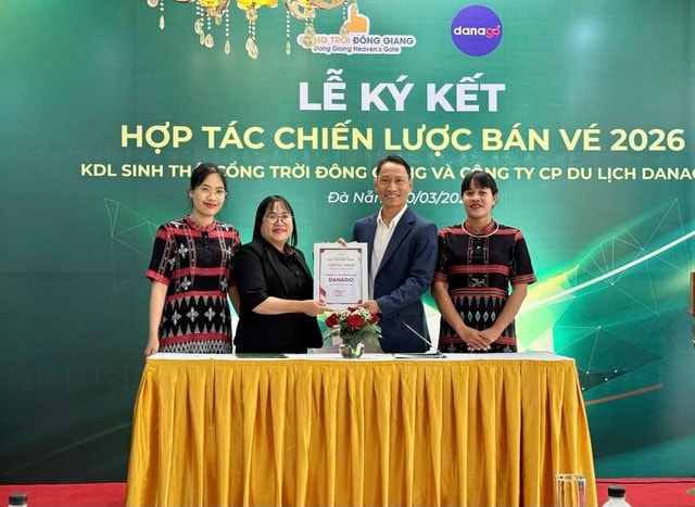 Cổng Trời Đông Giang trao chứng nhận đối tác chiến lược duy nhất cho DANAGO - Ảnh 1.
