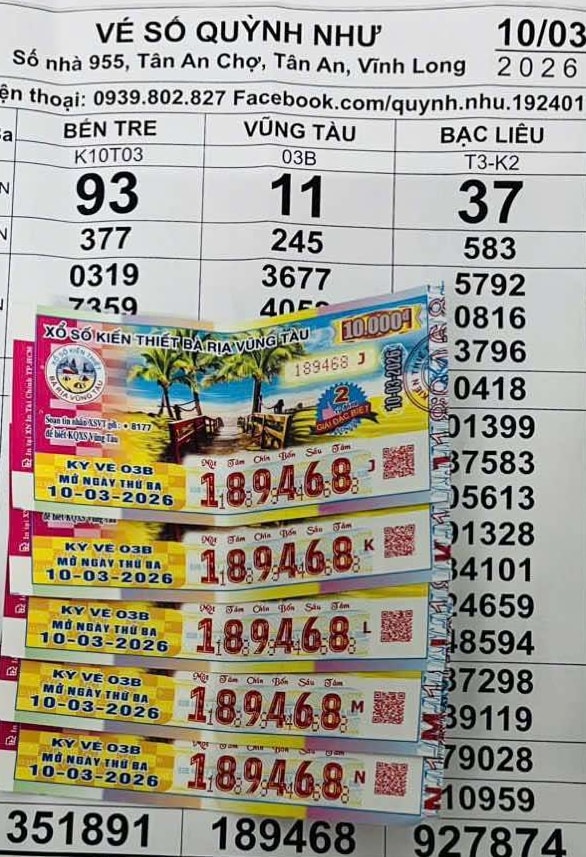 Nhiều Người trúng giải độc đắc xổ số miền Nam ngày 11 - 3 năm 2026 - Ảnh 4.