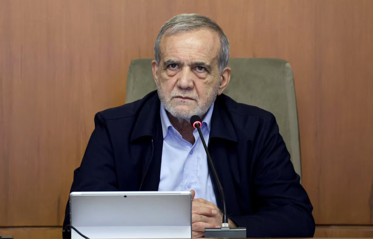 Tổng thống Iran Masoud Pezeshkian. (Ảnh: Anadolu)