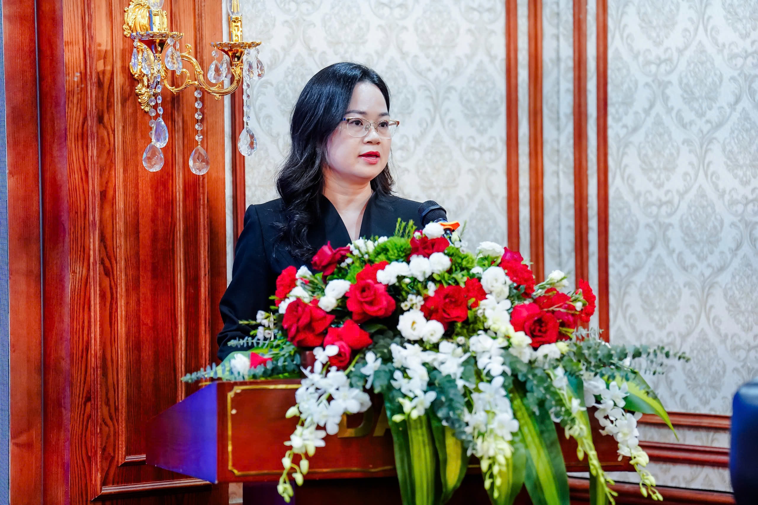 Bà Nguyễn Thị Nga – PTGĐ Danko Group - phát biểu tại sự kiện.