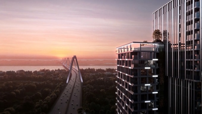 Phối cảnh dự án của Kusto Home tại Hà Nội. Ảnh: Kusto Home