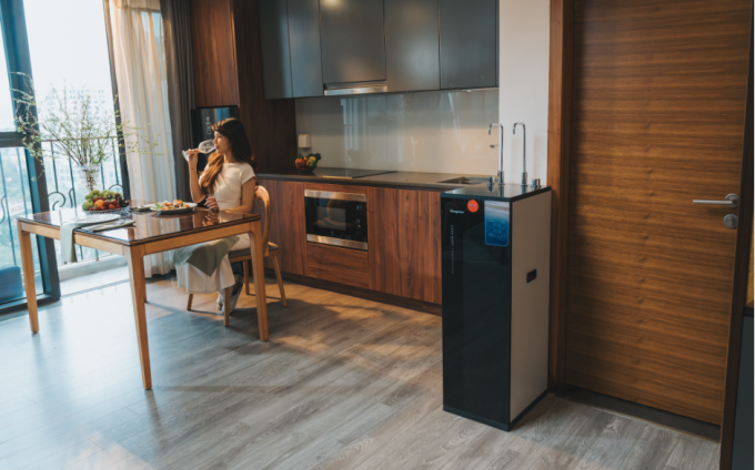 Máy lọc nước Kangaroo trong không gian sống. Ảnh: Kangaroo