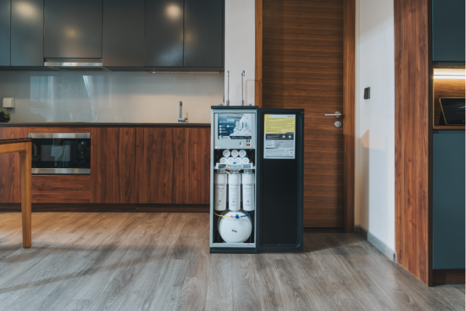 Thiết kế lõi bên trong máy lọc nước Kangaroo. Ảnh: Kangaroo