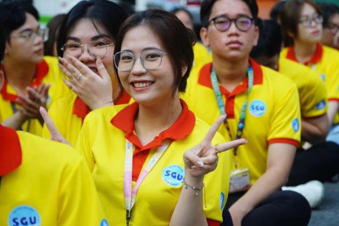 Sinh viên Đại học Sài Gòn, tháng 1/2024. Ảnh: Q.Thắng