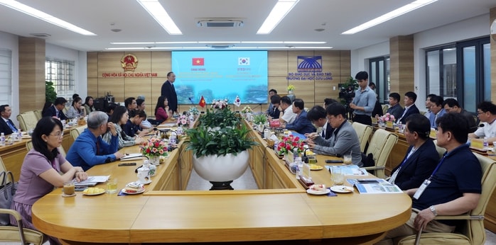 Trường Đại học Cửu Long mở rộng mối quan hệ hợp tác với các đối tác ở Hàn Quốc - Ảnh 1.