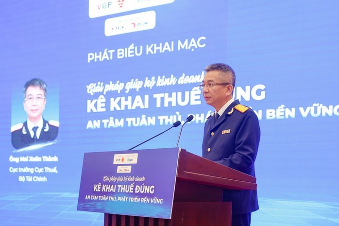 Cục trưởng Cục Thuế: Không xử phạt hộ kinh doanh trong giai đoạn đầu bỏ thuế khoán   - Ảnh 1.