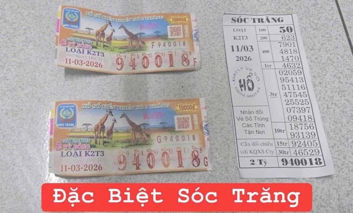 Giải độc đắc xổ số miền Nam tiếp tục lập “kỷ lục” tại 1 đại lý - Ảnh 1.