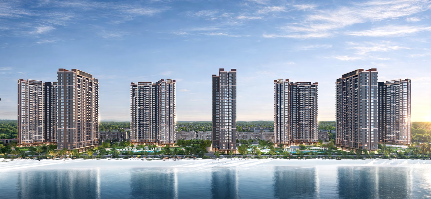 Dự án Masteri Grand Coast mở ra tầm nhìn khoáng đạt ôm trọn mặt hồ Wonder Wave Park.