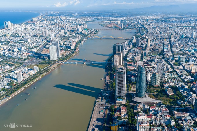 Trung tâm thành phố hiện hữu, tháng 10/2025. Ảnh: Nguyễn Đông