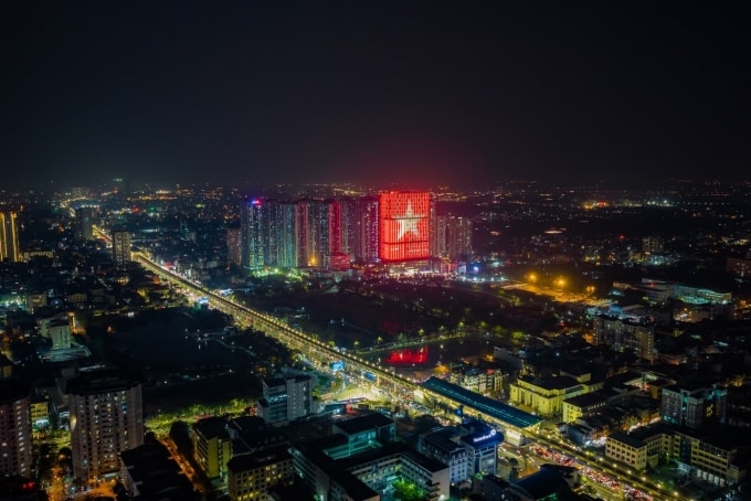 Khu đô thị Goldmark City nằm giữa hai ga metro. Ảnh: ROX Signature