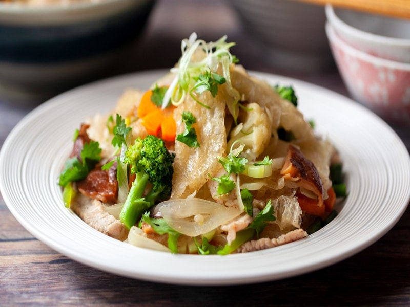 Bì lợn có tốt không? Tác dụng và những món ngon từ bì lợn - Ảnh 5.