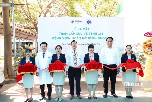 Bệnh viện Hoàn Mỹ Bình Dương ra mắt trạm cấp cứu vệ tinh 115- Ảnh 1.