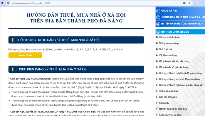 Tiếp cận nhà ở xã hội Đà Nẵng dễ dàng chỉ với 1 cú nhấp chuột - Ảnh 1.