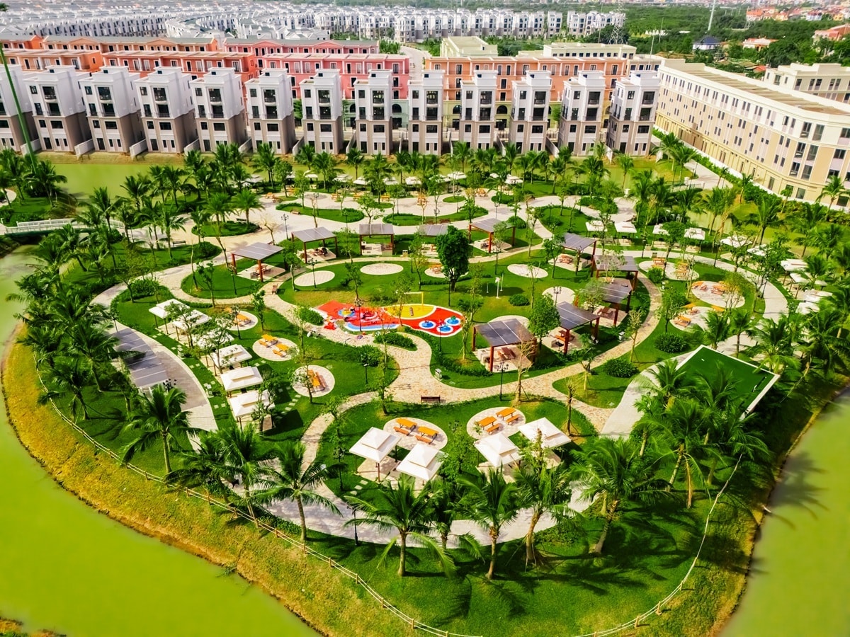 Vịnh Xanh Ocean City sở hữu chất sống nghỉ dưỡng như các resort 5 sao.