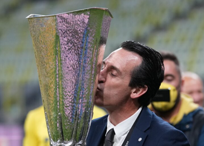 Unai Emery là HLV giàu thành tích nhất ở Europa League, với bốn lần đăng quang. Ảnh: Reuters