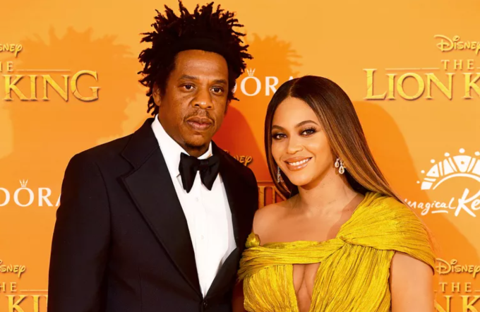 Jay-Z và vợ, ca sĩ người Mỹ Beyonce. Ảnh: PA