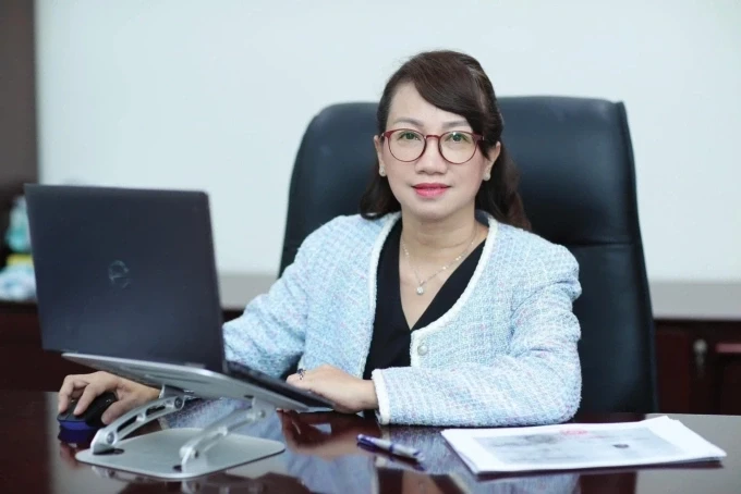 Giáo sư Nguyễn Thị Thanh Mai, Giám đốc Đại học Quốc gia TP HCM. Ảnh: Đại học Quốc gia TP HCM