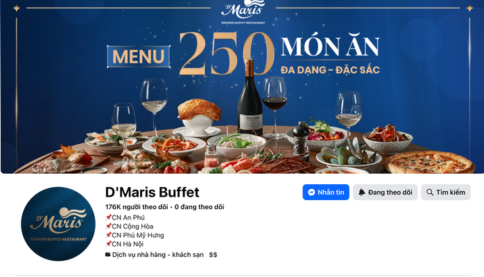 Cảnh báo lừa đảo qua fanpage giả mạo nhà hàng Buffet tại Việt Nam - Ảnh 3.