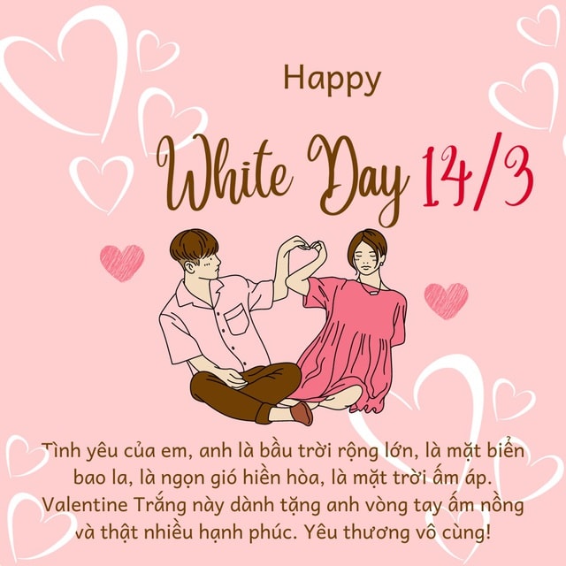 Những lời chúc ngày Valentine 14/3 hay nhất 2026- Ảnh 5. Những lời chúc ngày Valentine 14/3 hay nhất 2026- Ảnh 5.