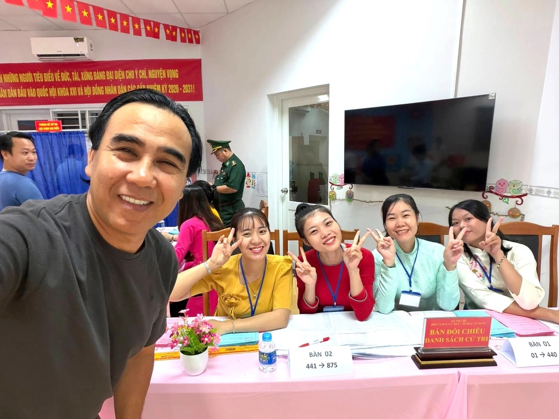 Nghệ sỹ Quyền Linh hào hứng 