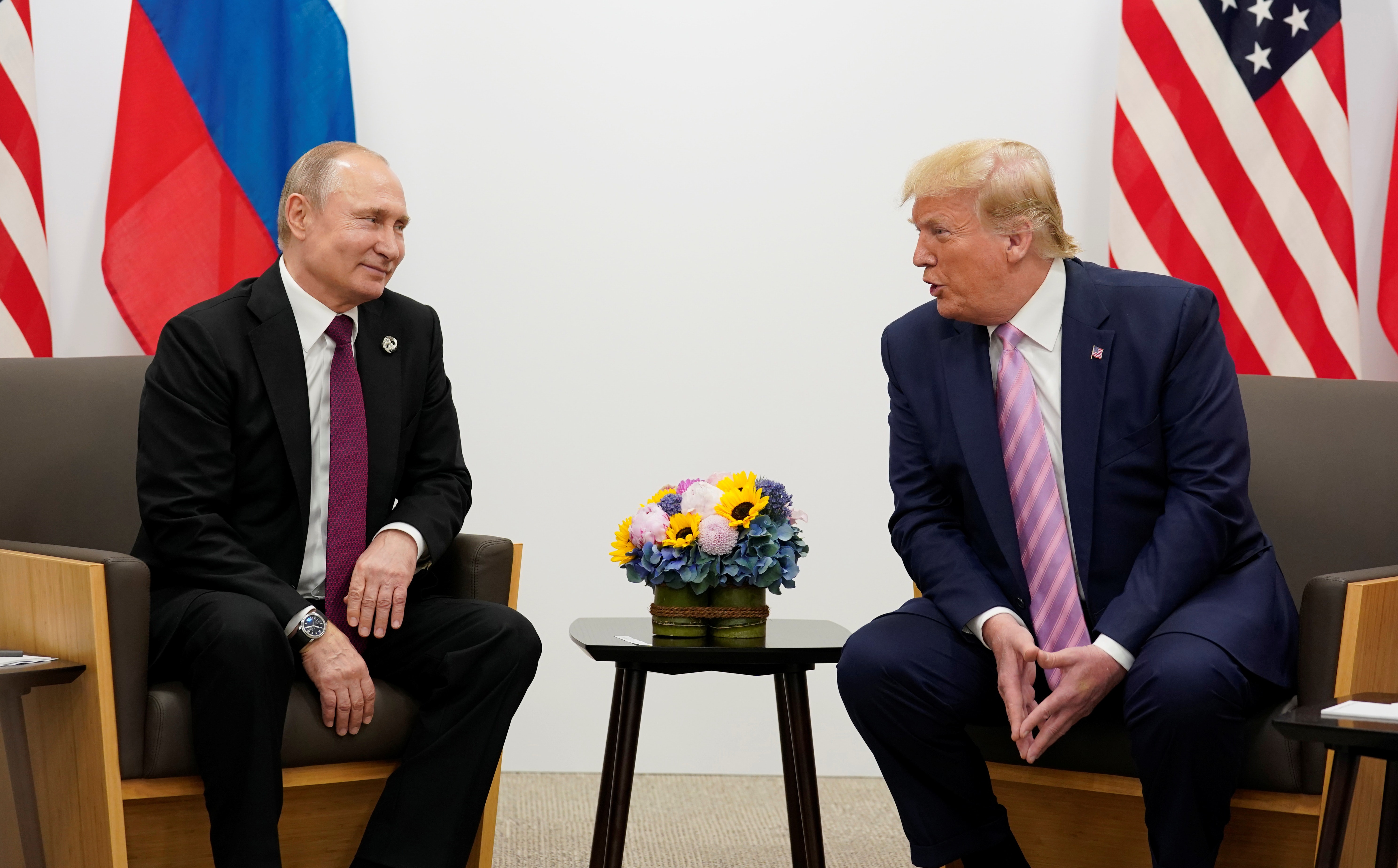 Tổng thống Nga Putin và Tổng thống Mỹ Donald Trump. (Ảnh: Reuters)